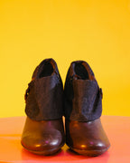 Replay Leather & Denim Boots