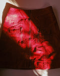 Marc Jacobs Red Zip-Front Skirt