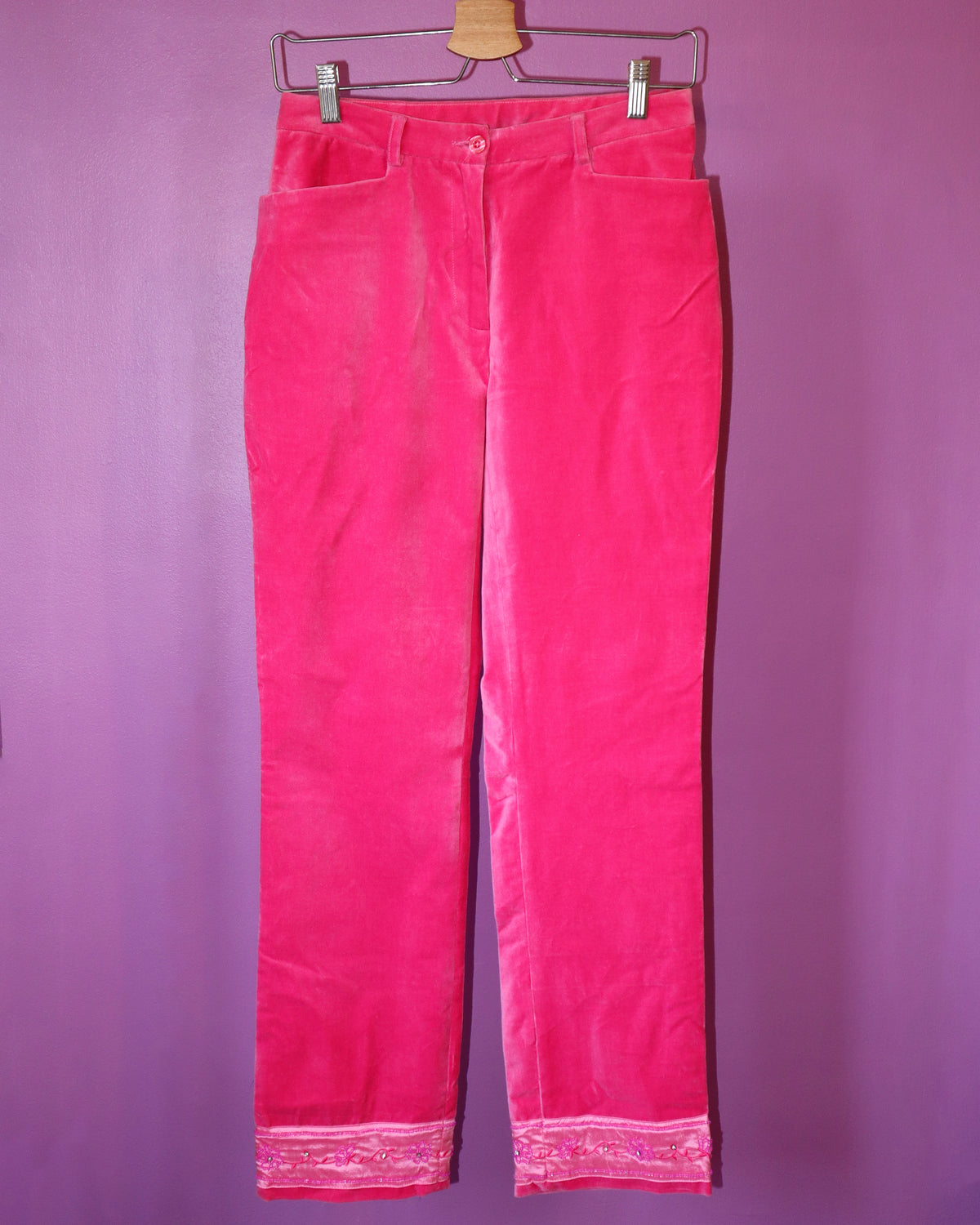 Lilly Pulitzer Pink Velveteen Pants