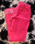 Lilly Pulitzer Pink Velveteen Pants