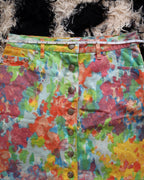 Cavalli Jeans watercolor mini skirt