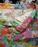 Cavalli Jeans watercolor mini skirt