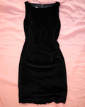 Vintage Betty Barclay Black Velvet Dress