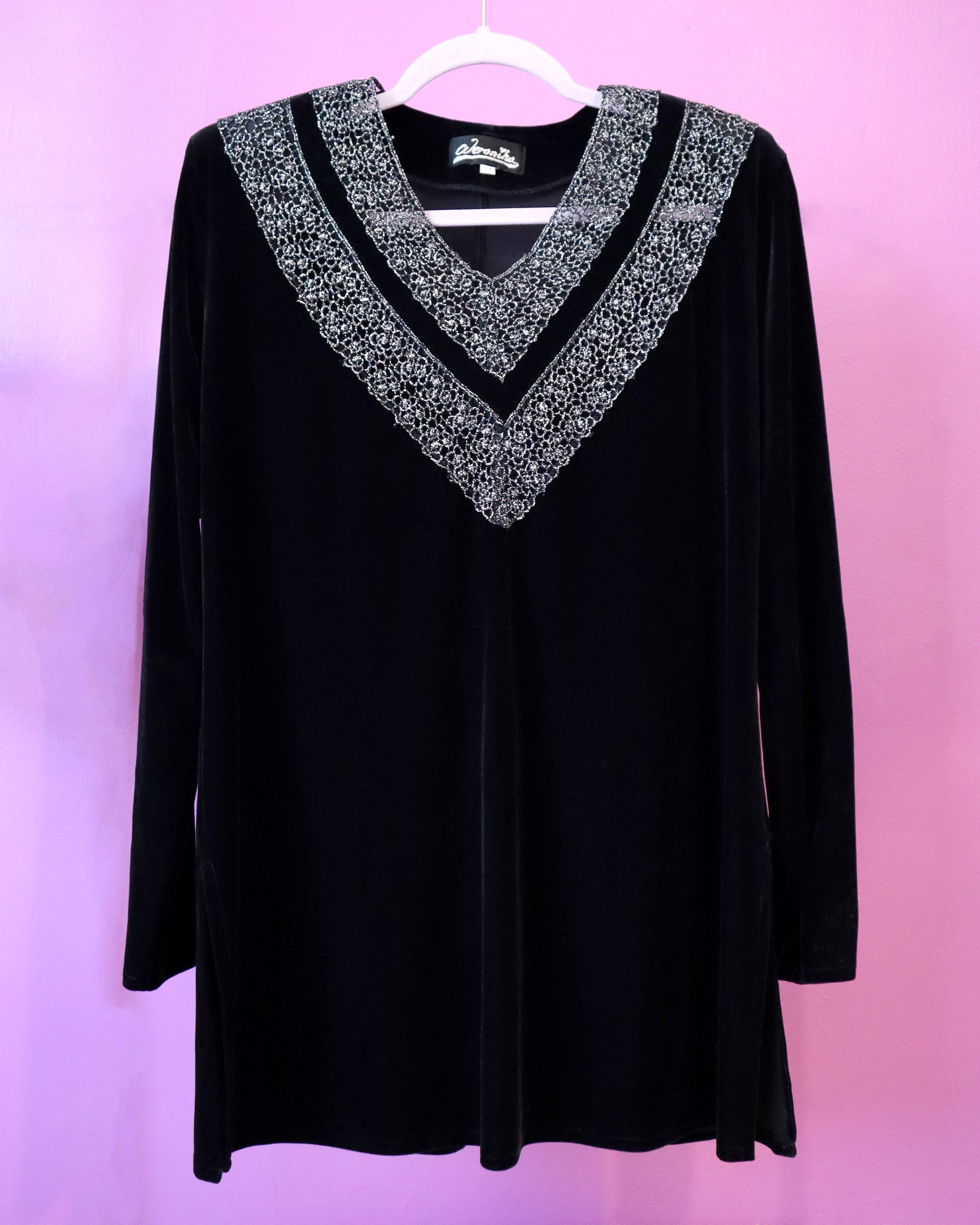 Black Velvet Dress