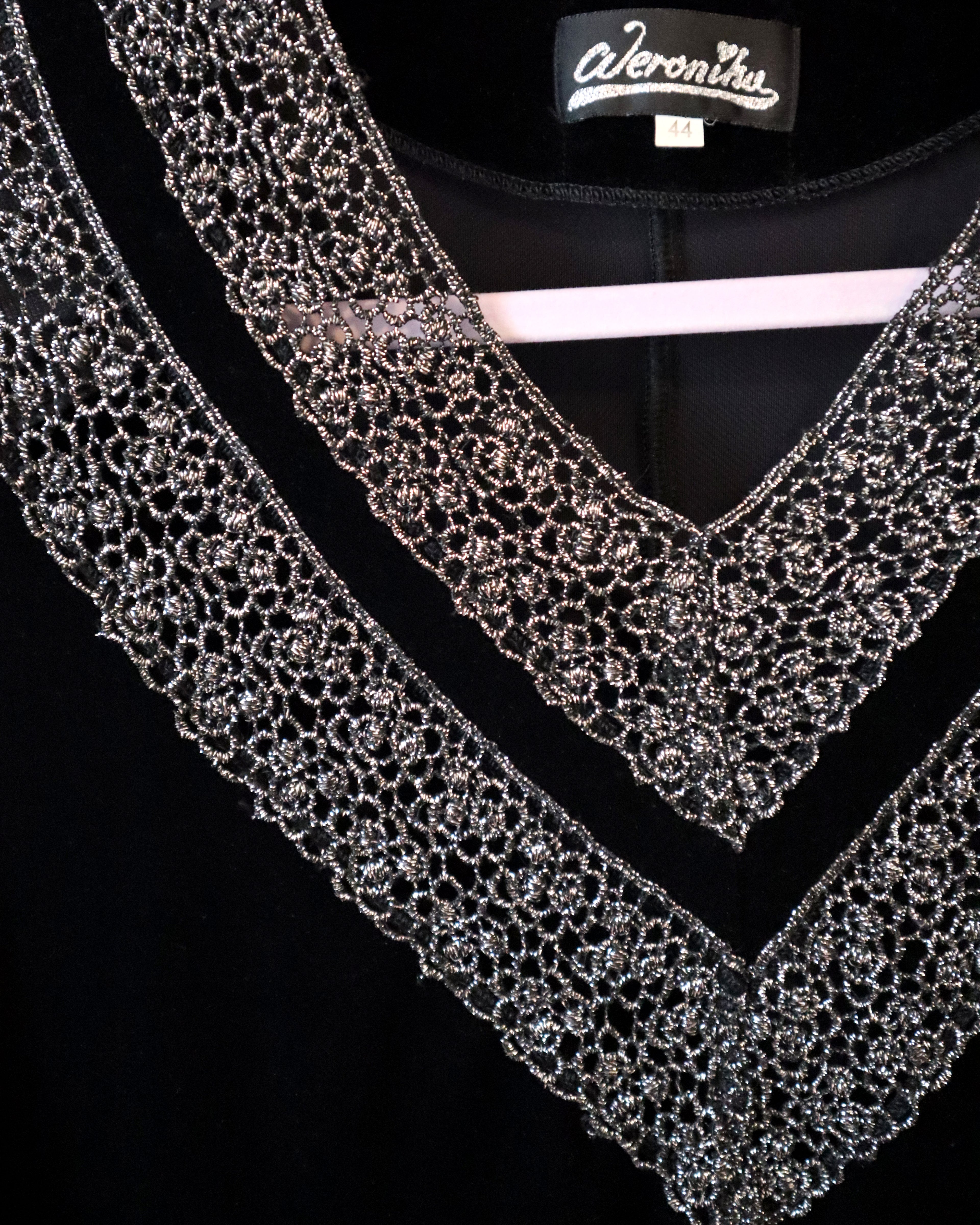 Black Velvet Dress