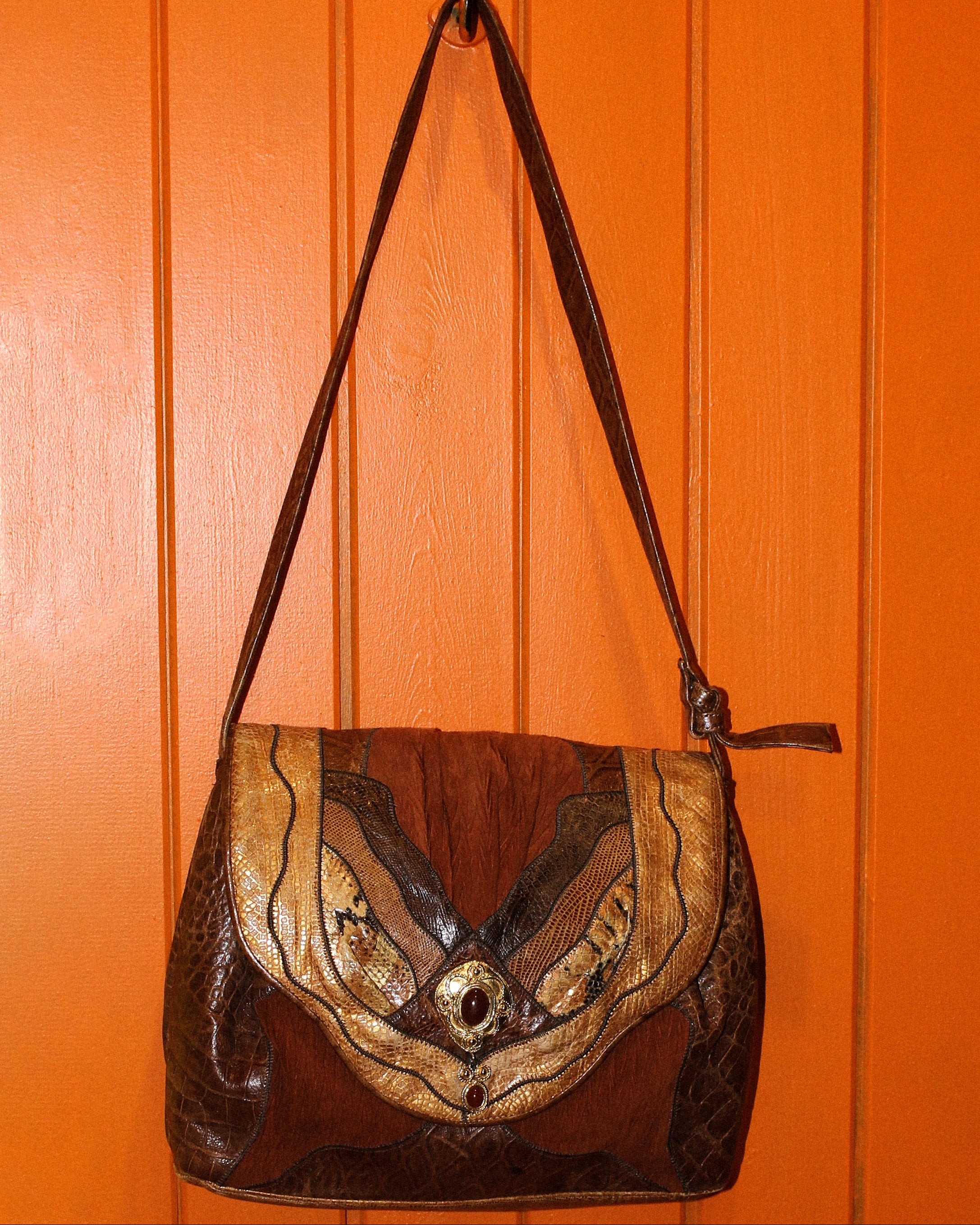 Sharif Embellished Leather Bag