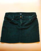 Dolce & Gabbana Green Corduroy Mini Skirt