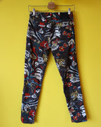 Love Moschino Tattoo Print Pants