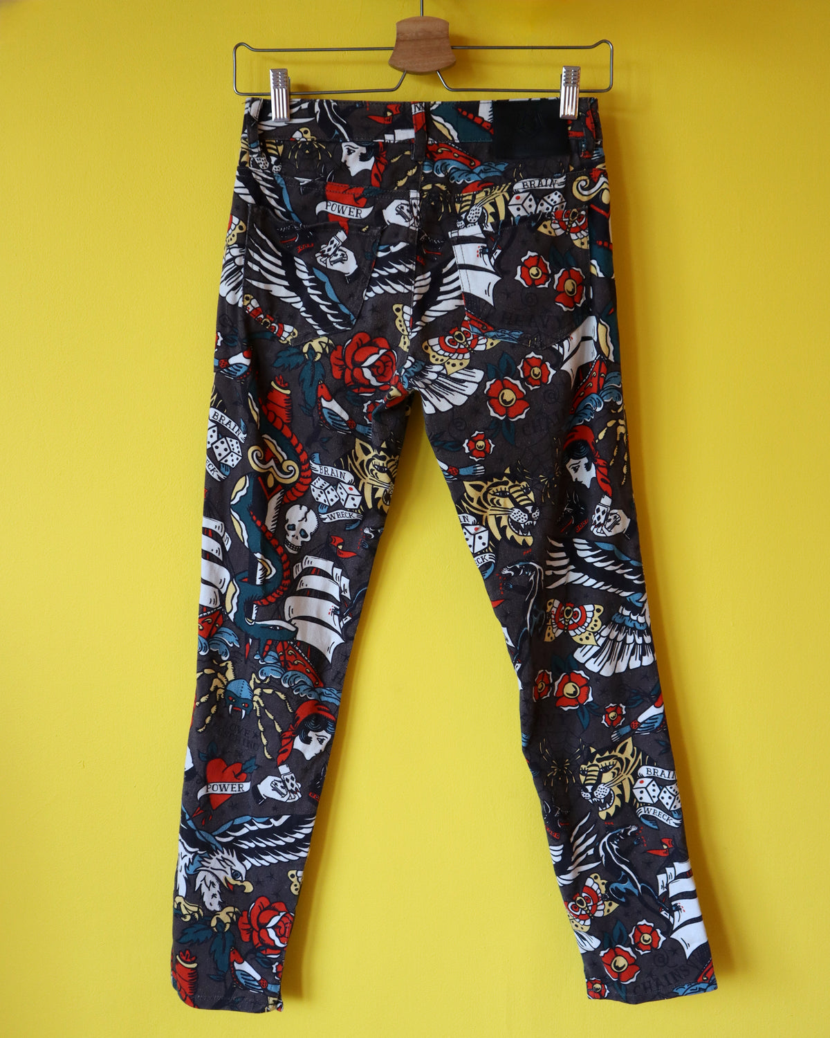 Love Moschino Tattoo Print Pants
