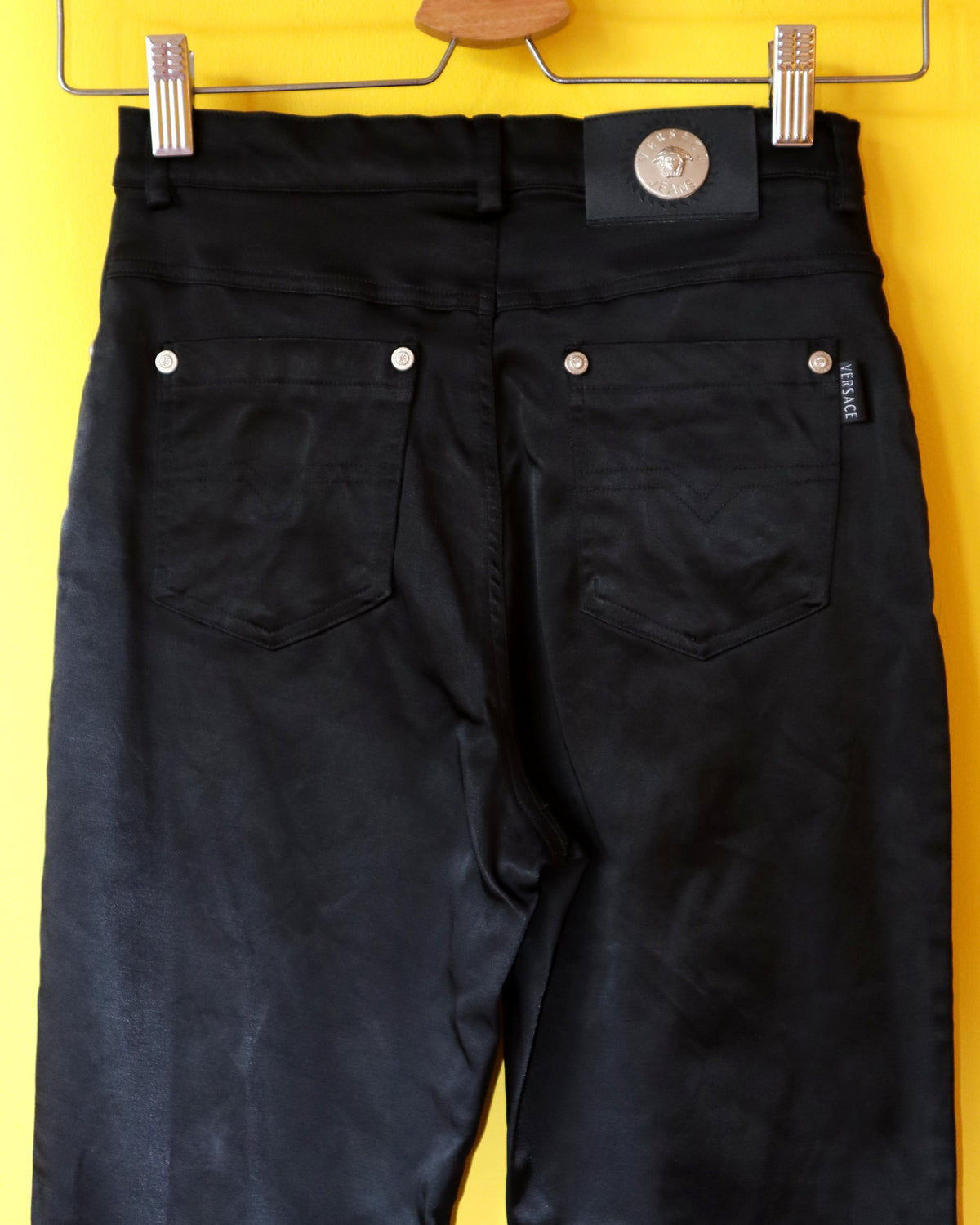 Versace Jeans Couture Black Bootcut Pants
