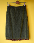 Betsey Johnson Beaded Hem Skirt
