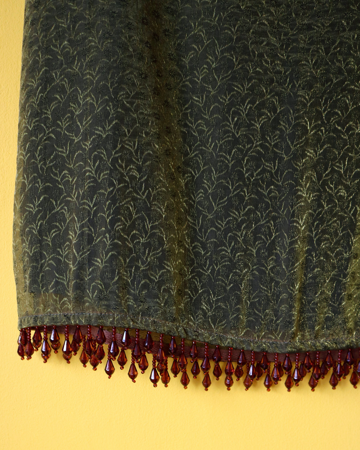 Betsey Johnson Beaded Hem Skirt
