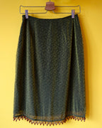 Betsey Johnson Beaded Hem Skirt