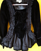Velvet Bow Blouse