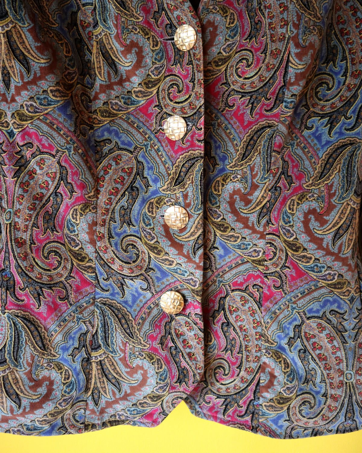 Albert Mill Paisley Velvet Jacket