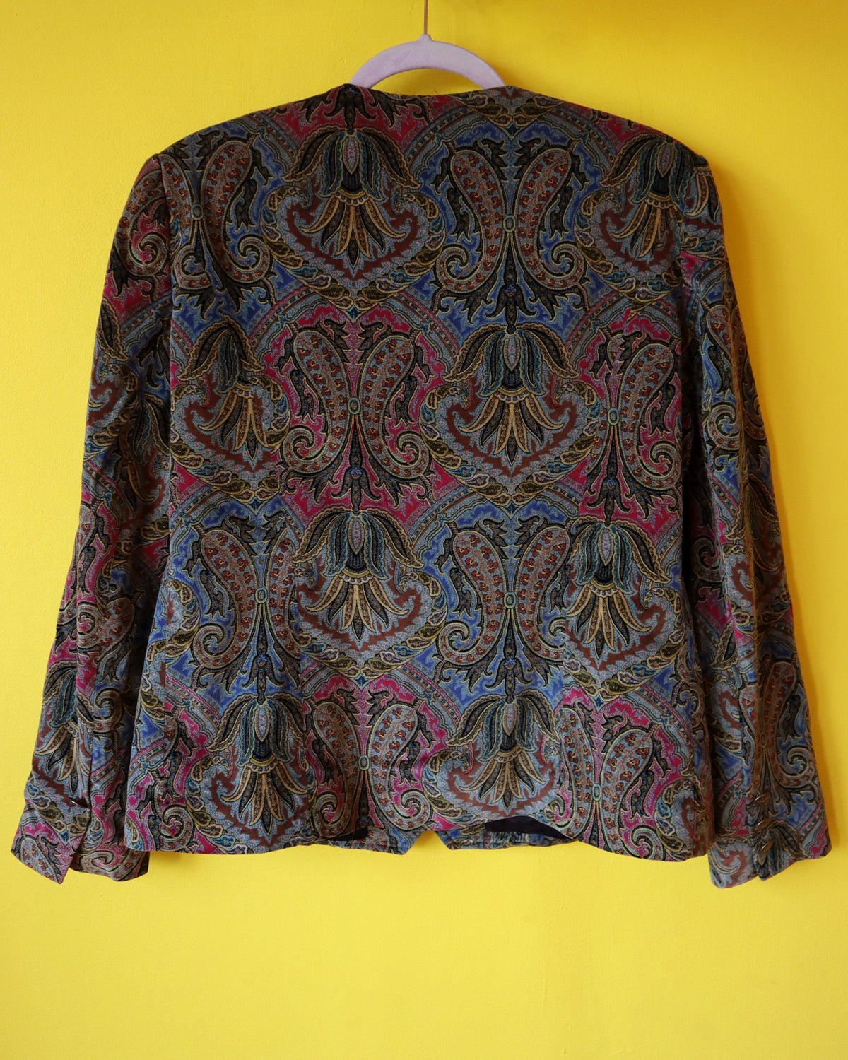 Albert Mill Paisley Velvet Jacket