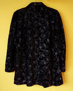 Floral Embroidered Velvet Jacket