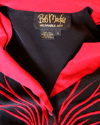 Bob Mackie Embroidered Silk Blouse